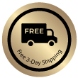 Free 3- day shipping