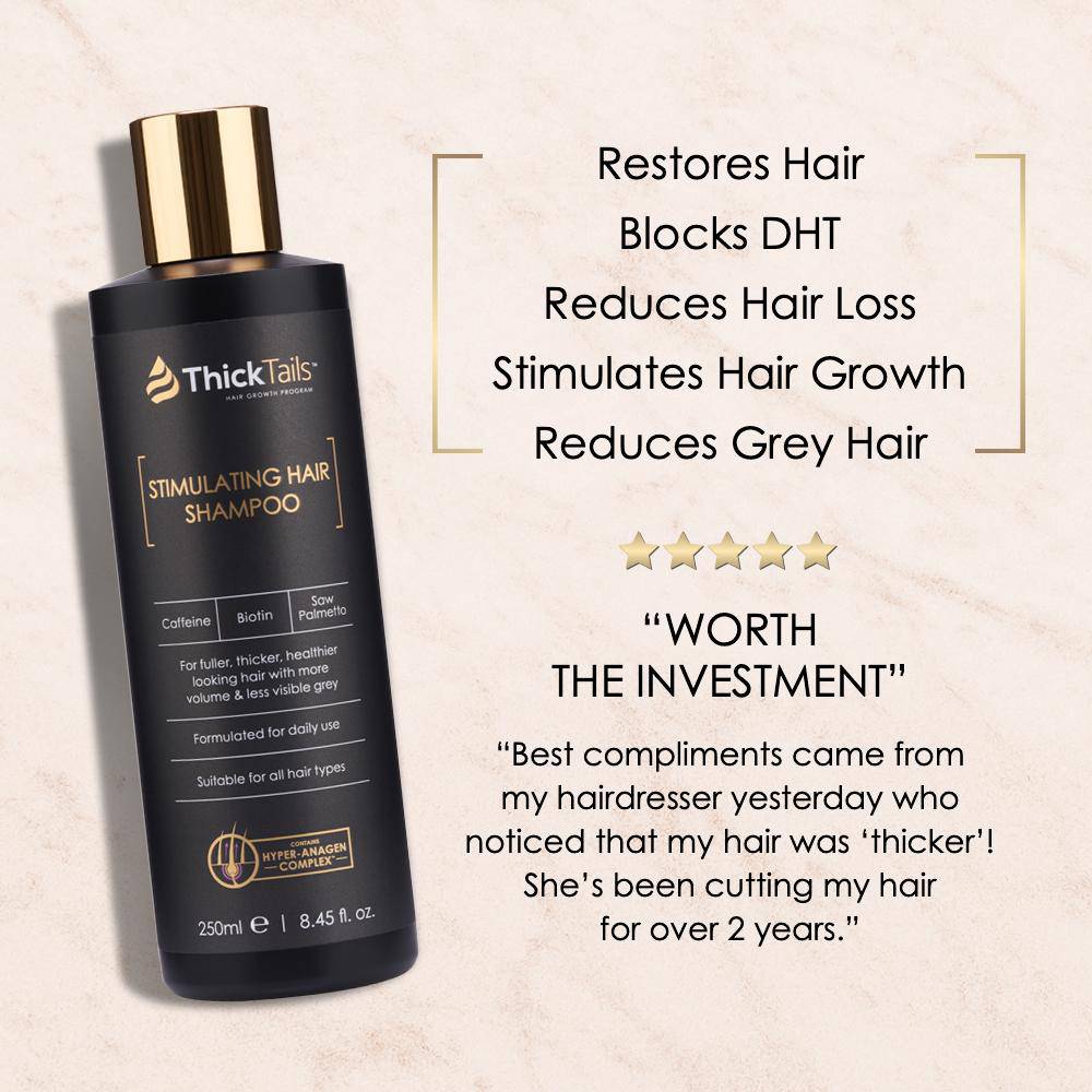ThickTails Stimulating Hair Growth Shampoo | 8.45fl.oz | 250ml